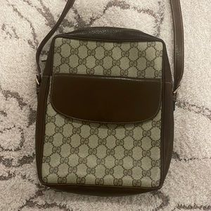 Gucci monogram crossbody bag